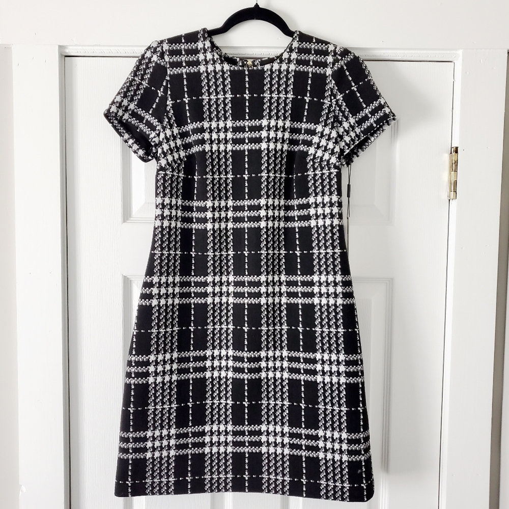 Calvin Klein Plaid Sheath Dress - Picture 2 of 9